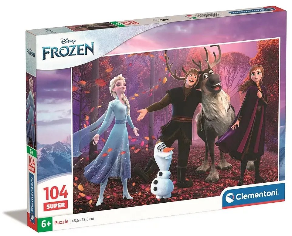Disney Jégvarázs Singing 104 db-os puzzle Clementoni