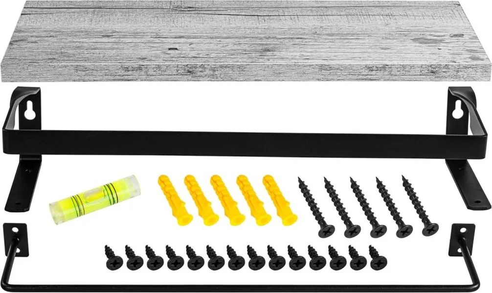 Fali polc STILISTA® Volato Duo 2 db 40 cm - fehér