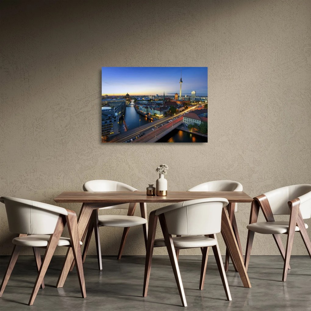 Kép Berlinről (üvegen) (70x50 cm)