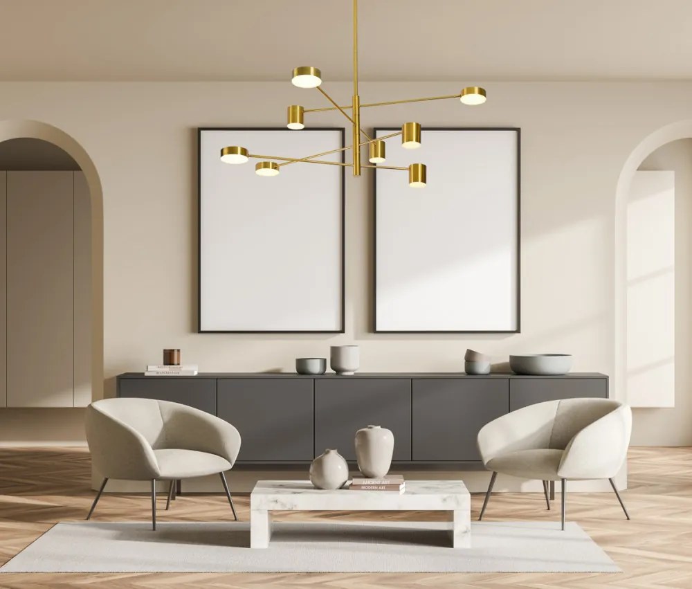 ITALUX PND-16374-8-COP-3K REMDAL Modern Led Függesztett Lámpa IP20