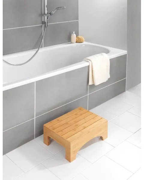 WENKO 24870100 - BAMBUSA zsámoly 40x30 cm barna