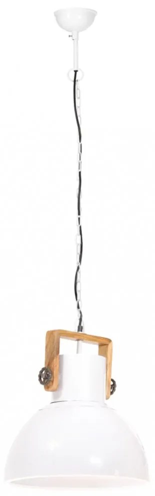 kerek fehér ipari függőlámpa 25 W 40 cm E27