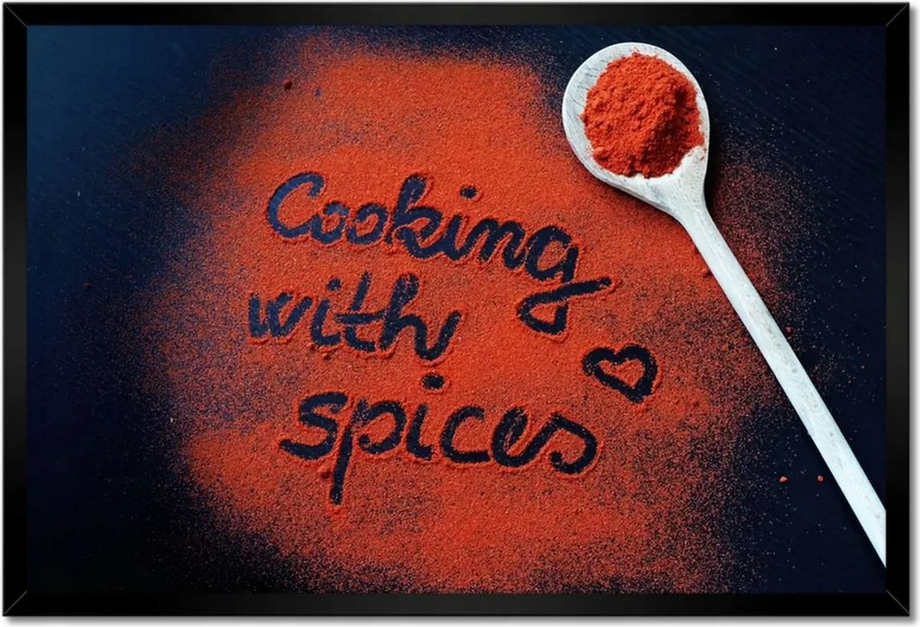 Poszterek keretben 60x40 Cooking with spices