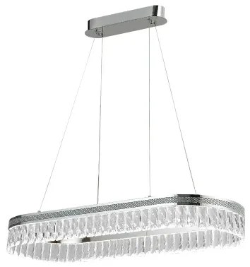 THALIA LED dimmelhető kristálycsillár kábellel LED/50W/230V 3000-6000K + távirányító