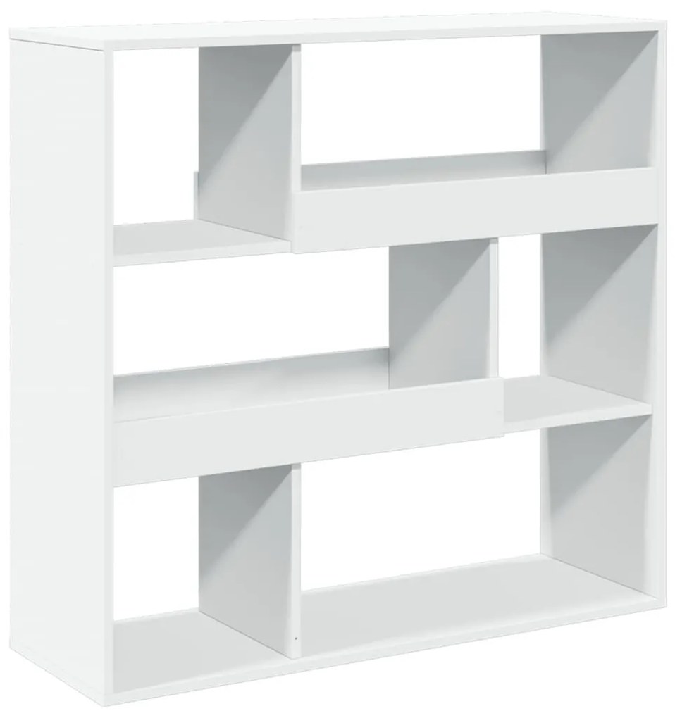 fehér térelválasztó könyvszekrény 100 x 33 x 94,5 cm