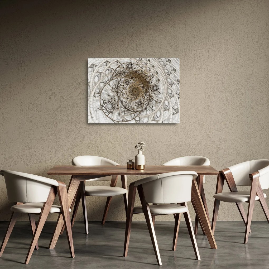 A díszítő művészet képe (üvegen) (70x50 cm)