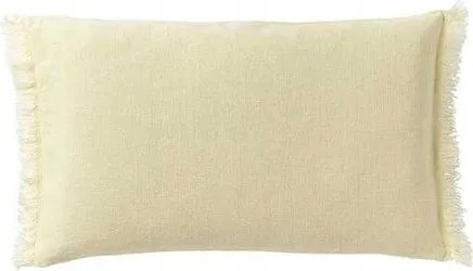 Dekorációs Párnahuzat Lenvászon Rojtokkal 30x50 CM