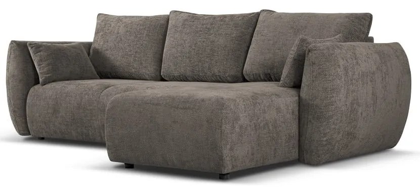 Szürke sarokkanapé (jobb oldali) Matera – Cosmopolitan Design