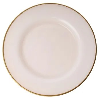 18 részes porcelán étkészlet – bézs-arany kivitel