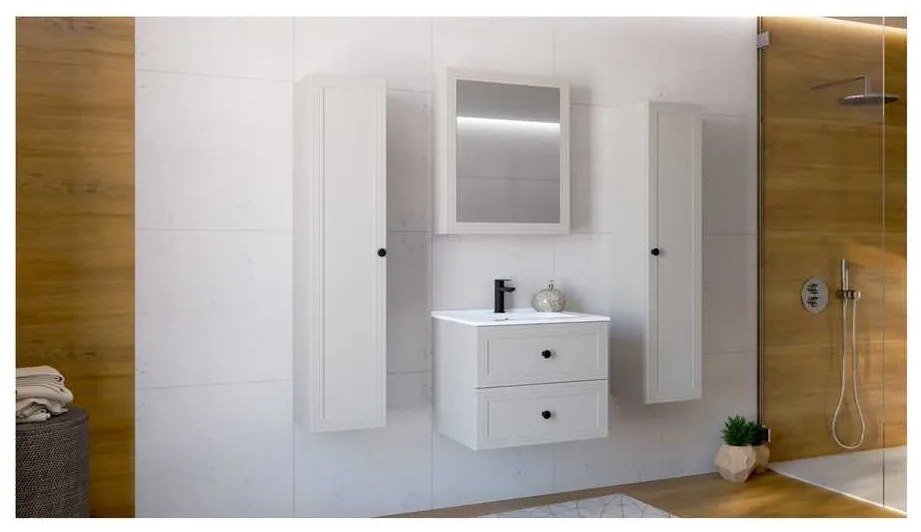 Bondi tükrös fali szekrény 60 cm, krém