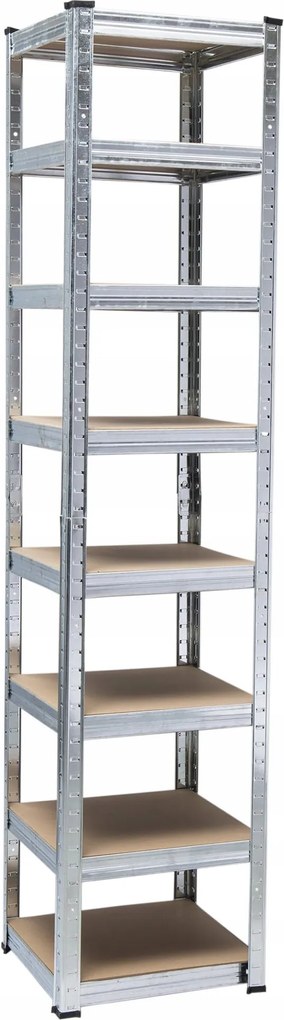 Tárolószekrény fém 8 polccal 720kg