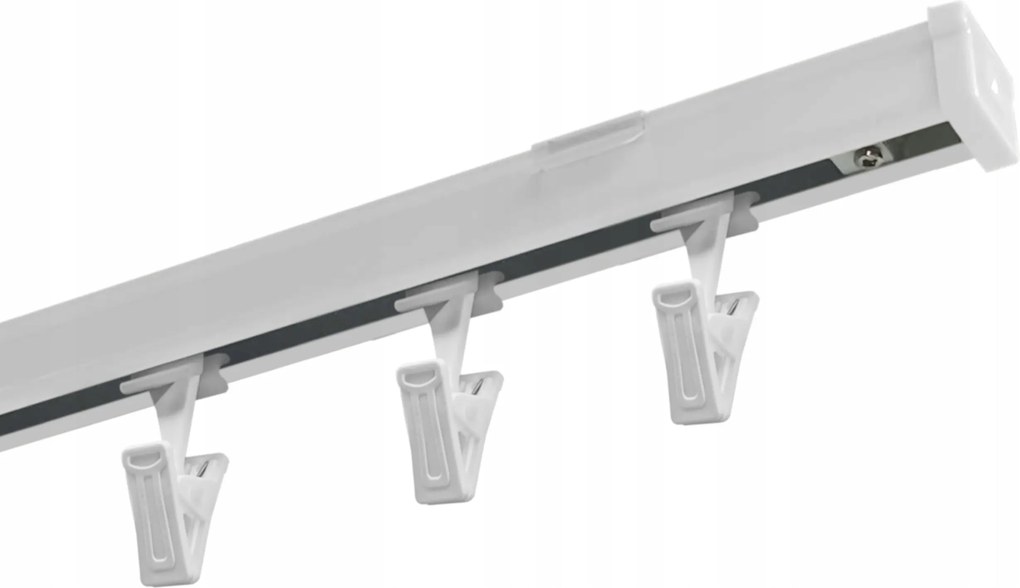 Függönykarnis Alumínium mennyezeti sín M szimpla egyvágányú béka 300 cm