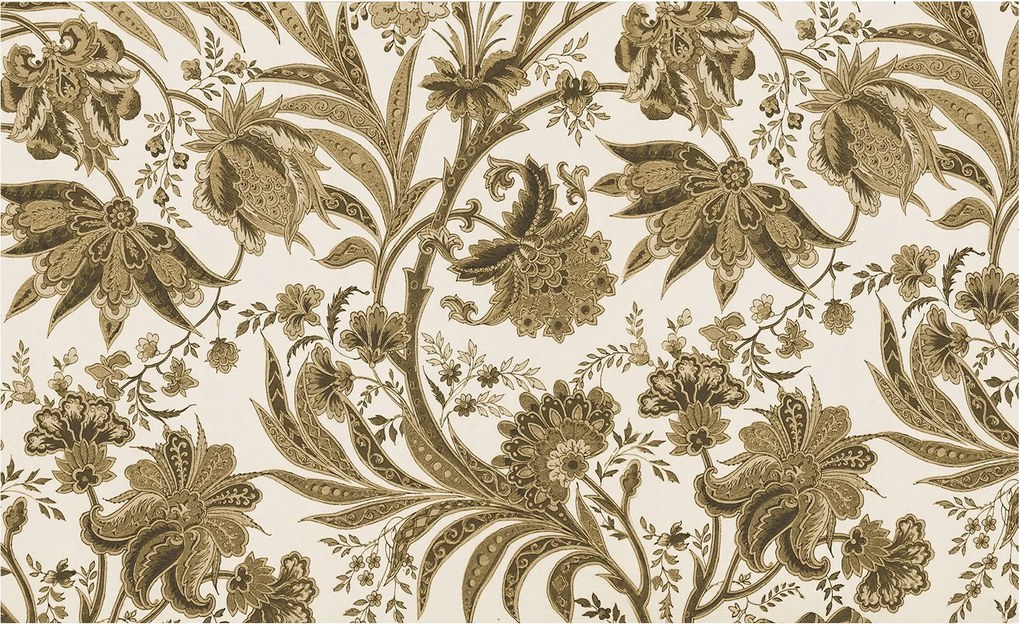 Fotótapéta flizelina Virágos Vintage Szállevelek a nappaliba 200x140 +ragasztó