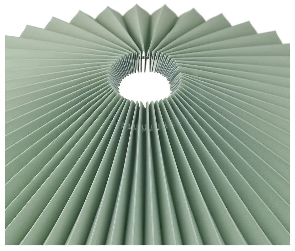 Ezüstszínű-zsályaszínű dimmelhető asztali lámpa textil búrával (magasság 36 cm) Taite – Blomus