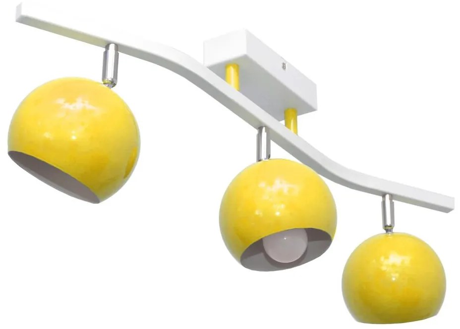 Spotlámpa MORRIS 3xE27/15W/230V sárga