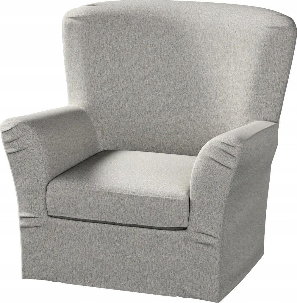 Dekoria Tomelilla magas fotelhuzat Ikea könyvjelzőkkel, szürke