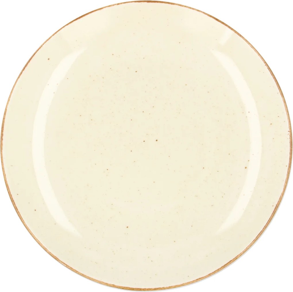 Lubiana Art Ebédlő tányér 28 cm krémszínű