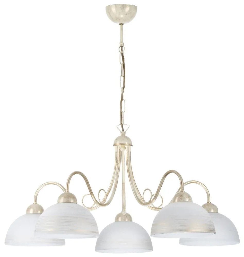 Jupiter 1487 - Csillár láncon SAGA 5xE27/60W/230V