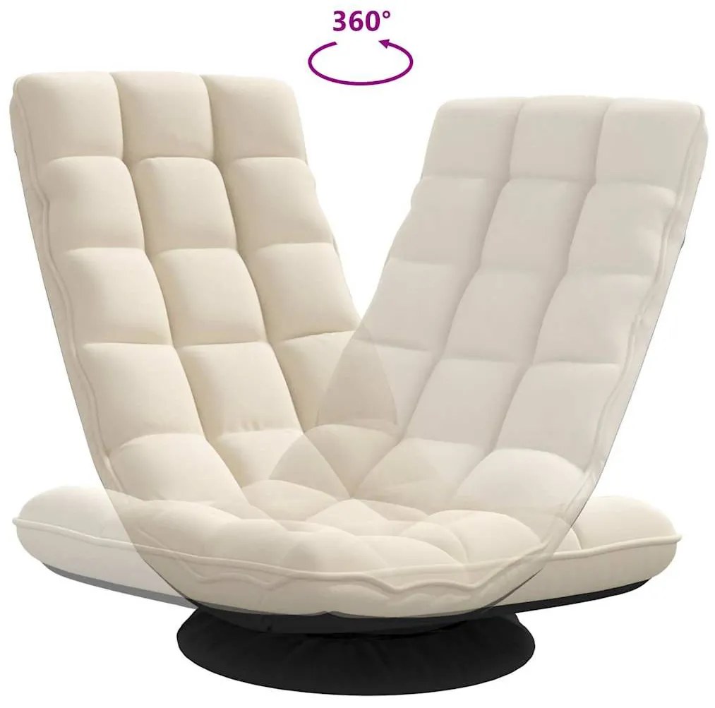 vászon szövet forgó padlószék 70x51x79 cm