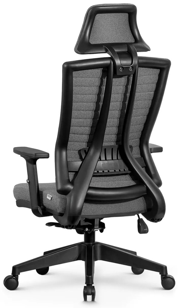 Ello ergonomikus szövet irodai forgószék deréktámasszal, fejtámasszal