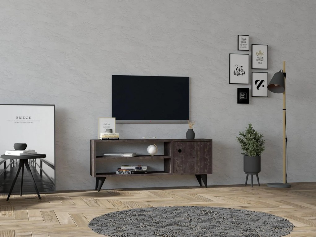 TV asztal/szekrény Telopa (antracit) . Akció -23%. 1095540