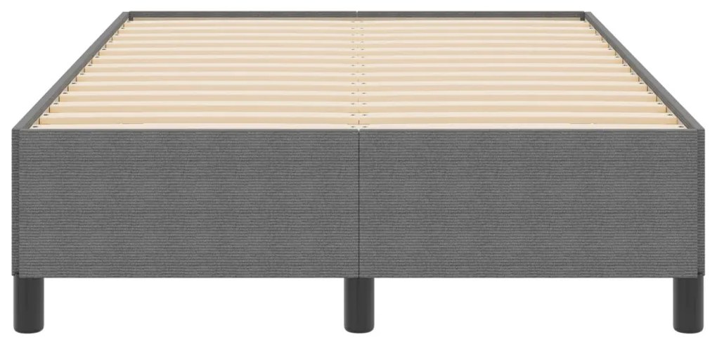 Ágykeret Világosszürke 120x200 cm Corduroy Szövet