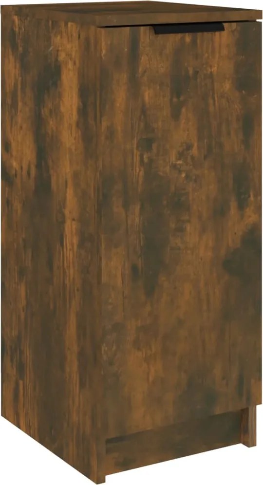 vidaXL füstös tölgyszínű szerelt fa cipősszekrény 30 x 35 x 70 cm