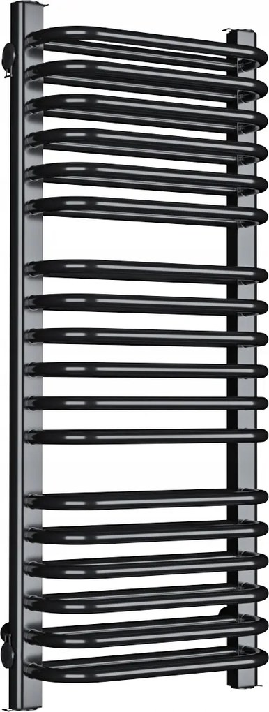 Fürdőszobai radiátor Sigma 720/300 Fekete Fényes