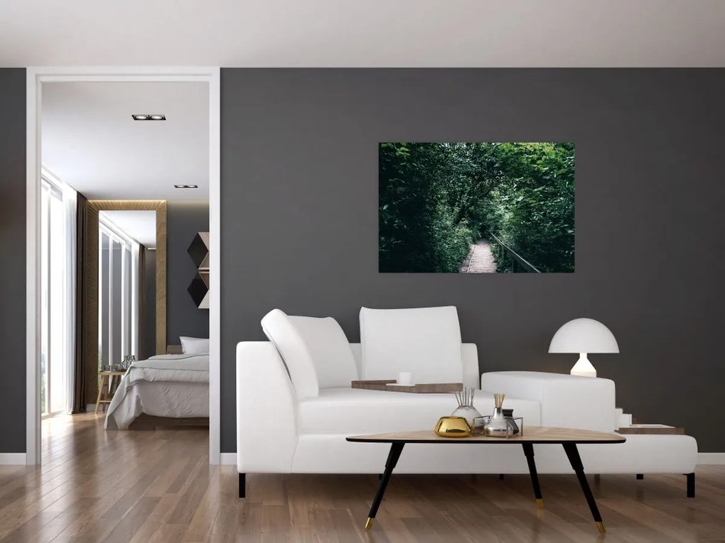 Kép - Az erdőn át vezető út (90x60 cm)