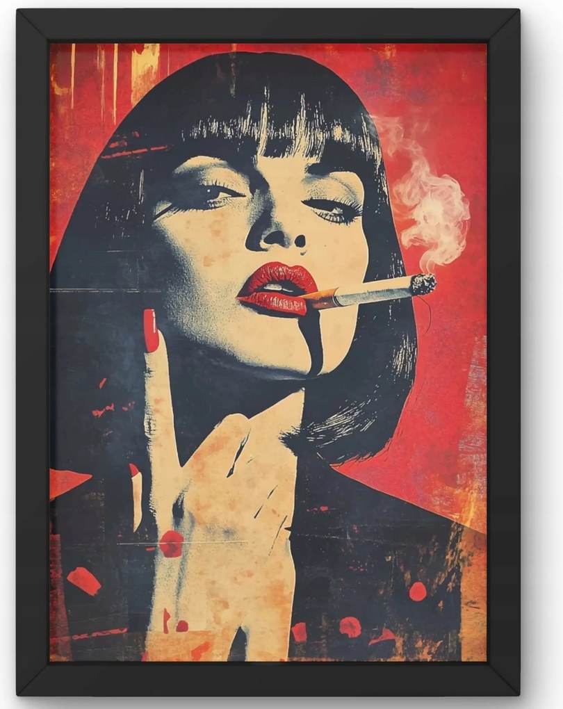 Poszter Ponyvaregény Mia Wallace