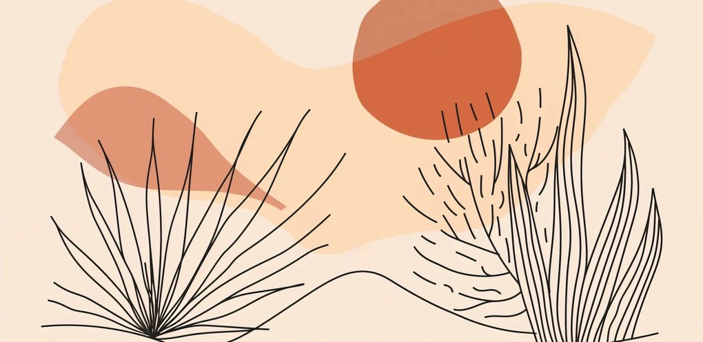 Poszter 91,3x44,5cm Puha növényzet