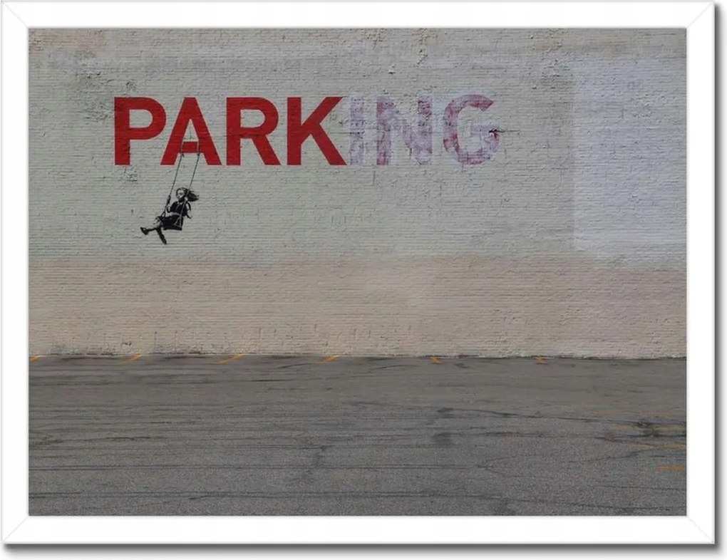 Poszterek keretben 40x30 Banksy Parking