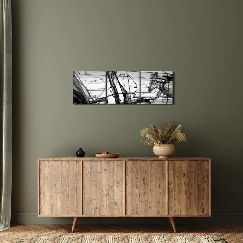 Kép - 3D-s autómodell (órával) (90x30 cm)