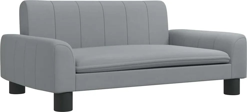 vidaXL világosszürke szövet kutyaágy 70 x 45 x 30 cm