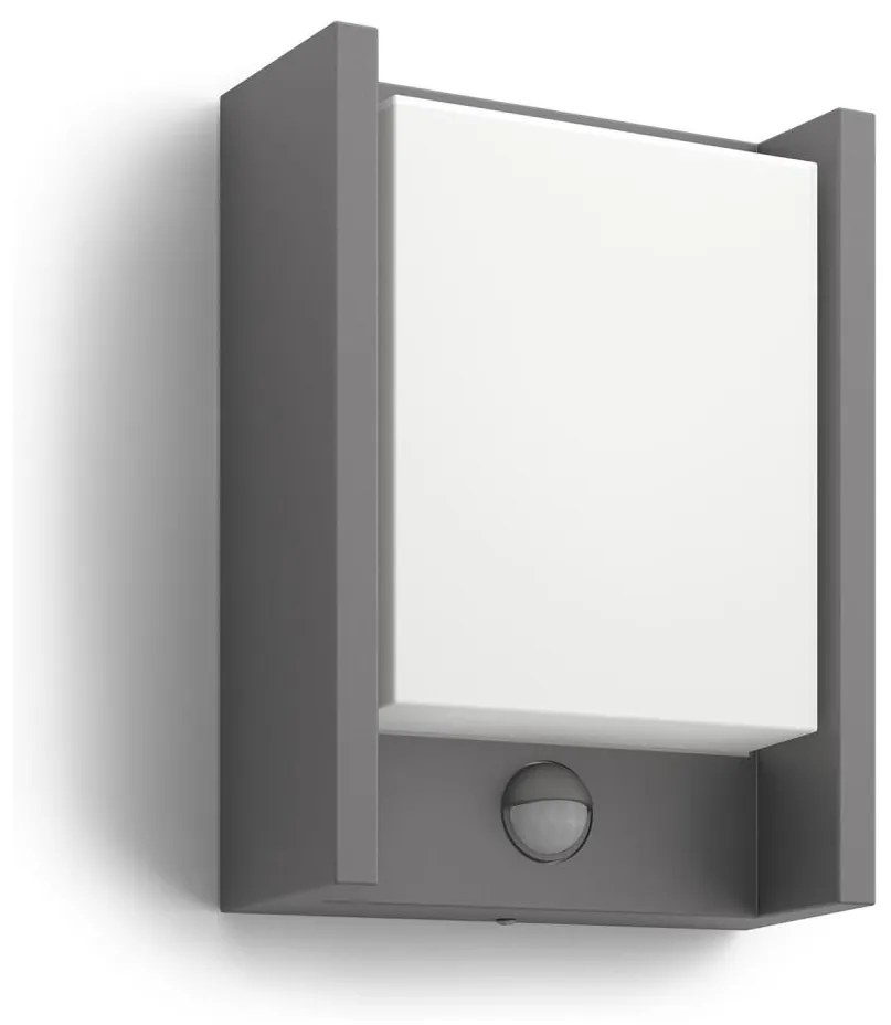 Philips 16461/93/16 - LED Kültéri lámpa érzékelővel ARBOUR LED/6W IP44