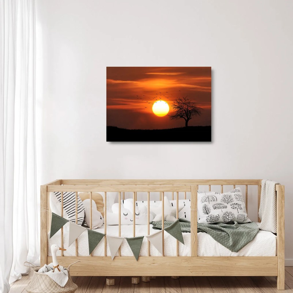 Kép - Naplemente (üvegen) (70x50 cm)