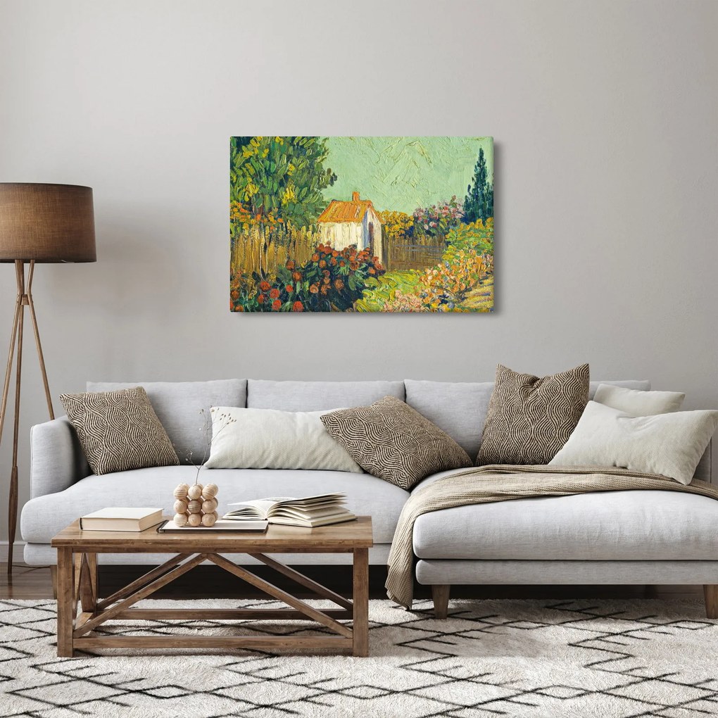 Kép - Imitator of Vincent van Gogh, Landscape, reprodukciók (90x60 cm)