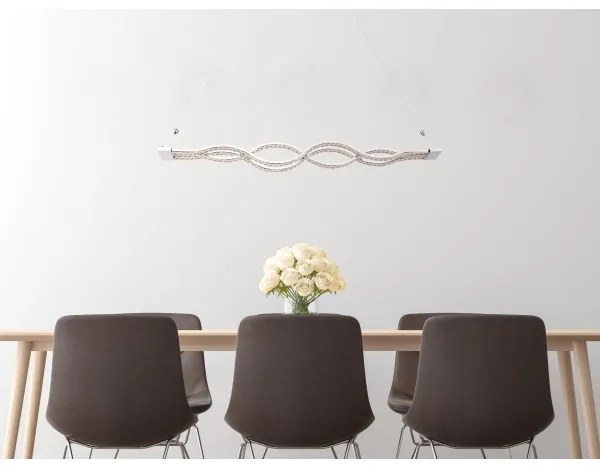 Globo 67109-30 - LED Szabályozható csillár zsinóron PILLA 1xLED/30W/230V + távirányító