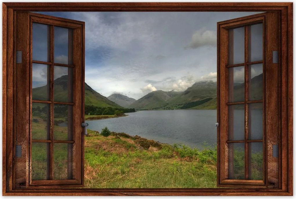 Poszterek 90x60 Hegyek kilátás