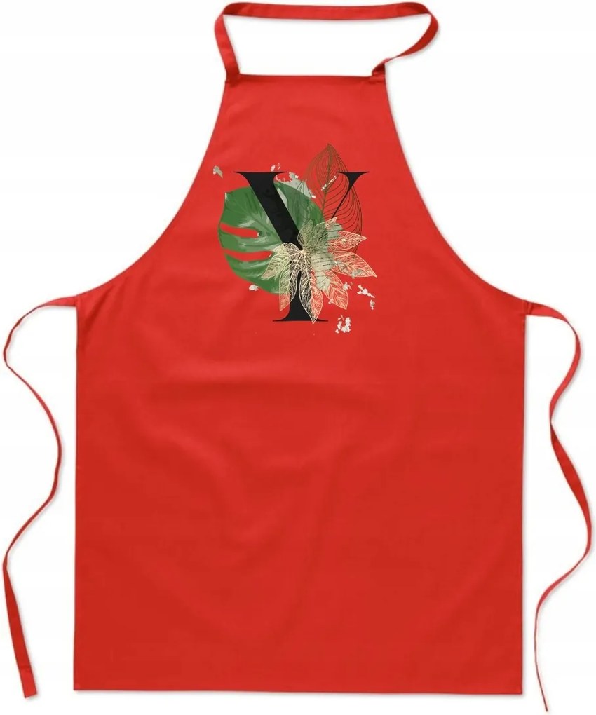 Konyhai Kötény piros Y Betűvel Millenniumi név Generáció FA_367_cw