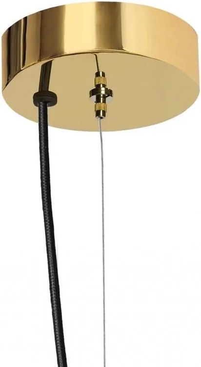 KASPA 11063105 CLEO L Modern Függesztett Lámpa Fehér, Arany E27 IP20