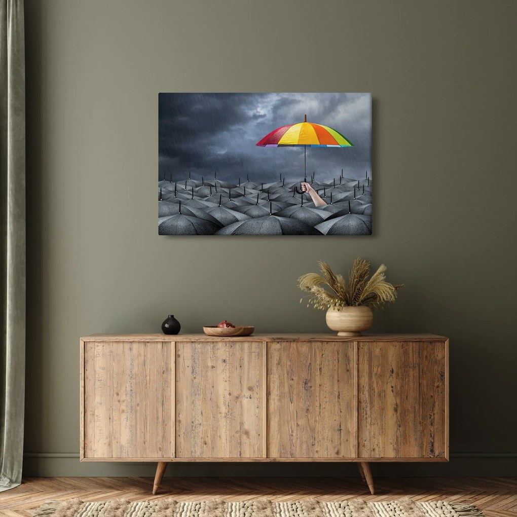 Kép - Esernyők (90x60 cm)
