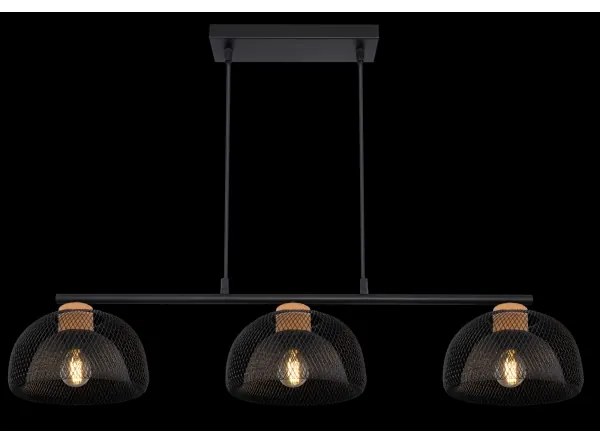 Globo 15393-3 - Csillár zsinóron VITIANO 3xE14/40W/230V