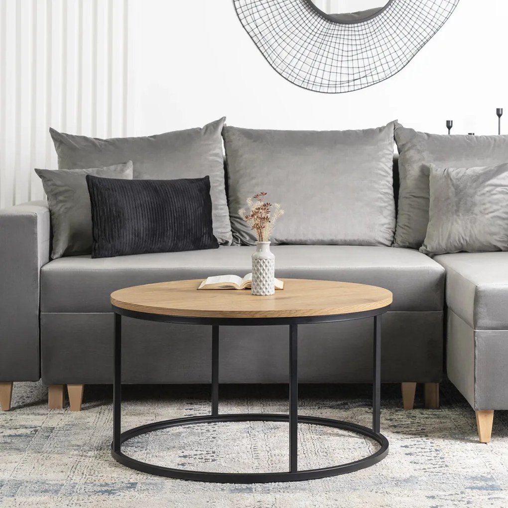 Dohányzóasztal Tölgy Színben. LELLA MAX