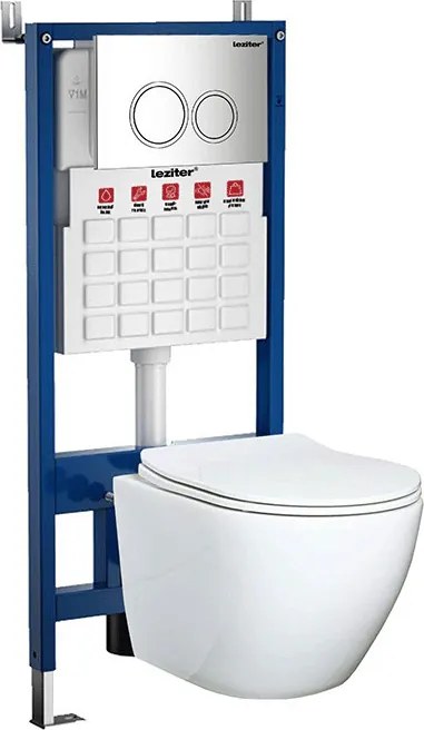 Roya Delano 082CHR falba építhető WC tartály szett