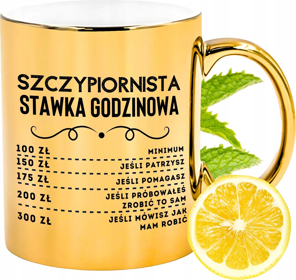 Arany Csillogó Bögre Csípős Ajándék Nyomtatott Fotóval