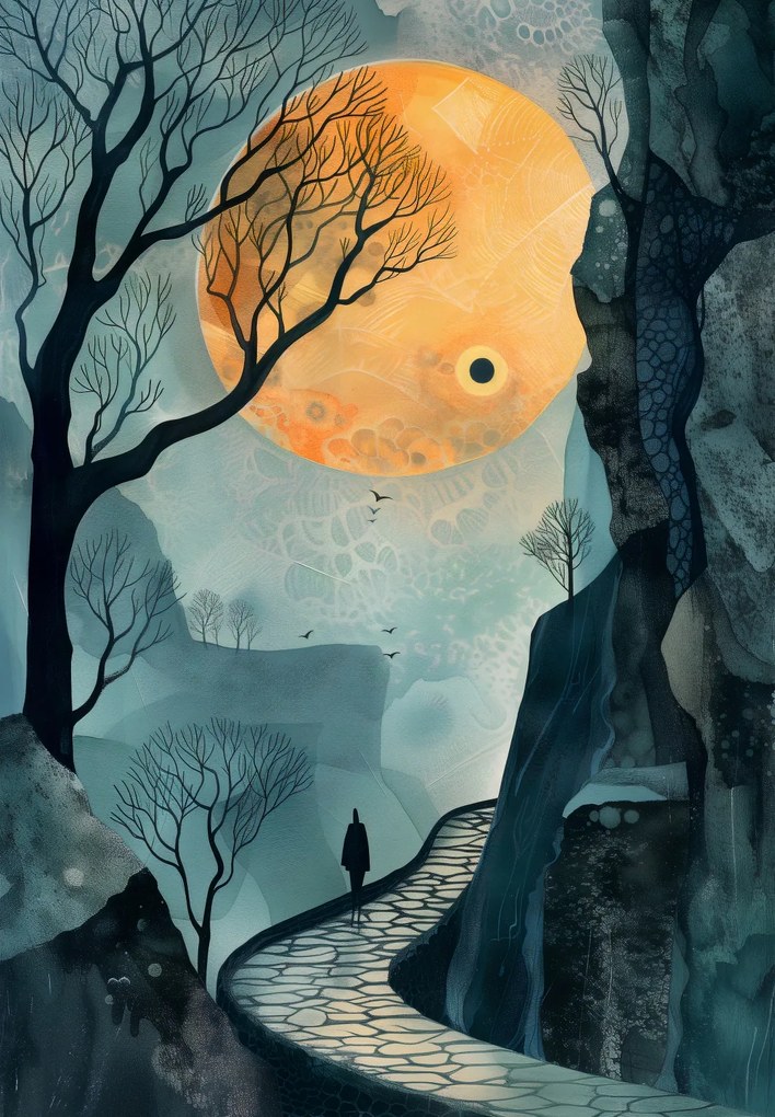 Poszter 68x98cm Az út rejtélye cél nélkül