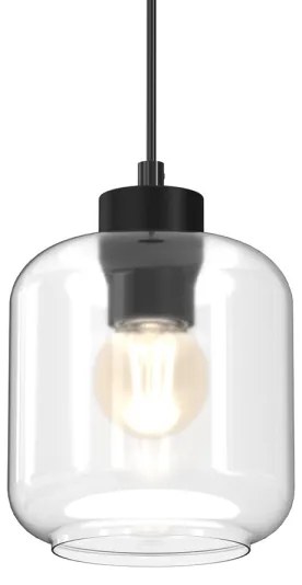 Csillár zsinóron SOMBRA 1xE27/60W/230V átlátszó