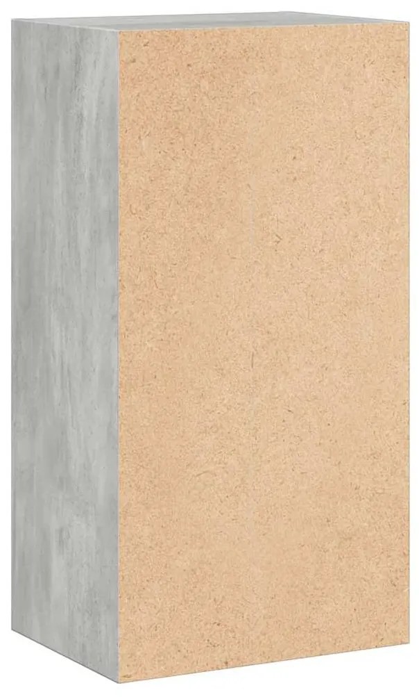 2-szintes betonszürke forgácslap könyvszekrény 40x30x76,5 cm
