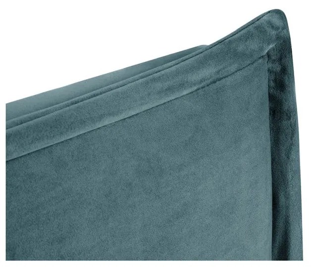 Petróleumkék ágytámla 200x120 cm Monica – Milo Casa